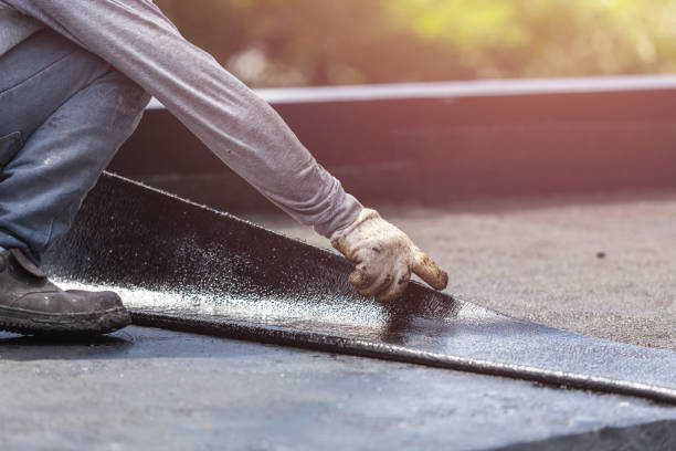 Professional Basement Waterproofing technician working in Barnesville, MN